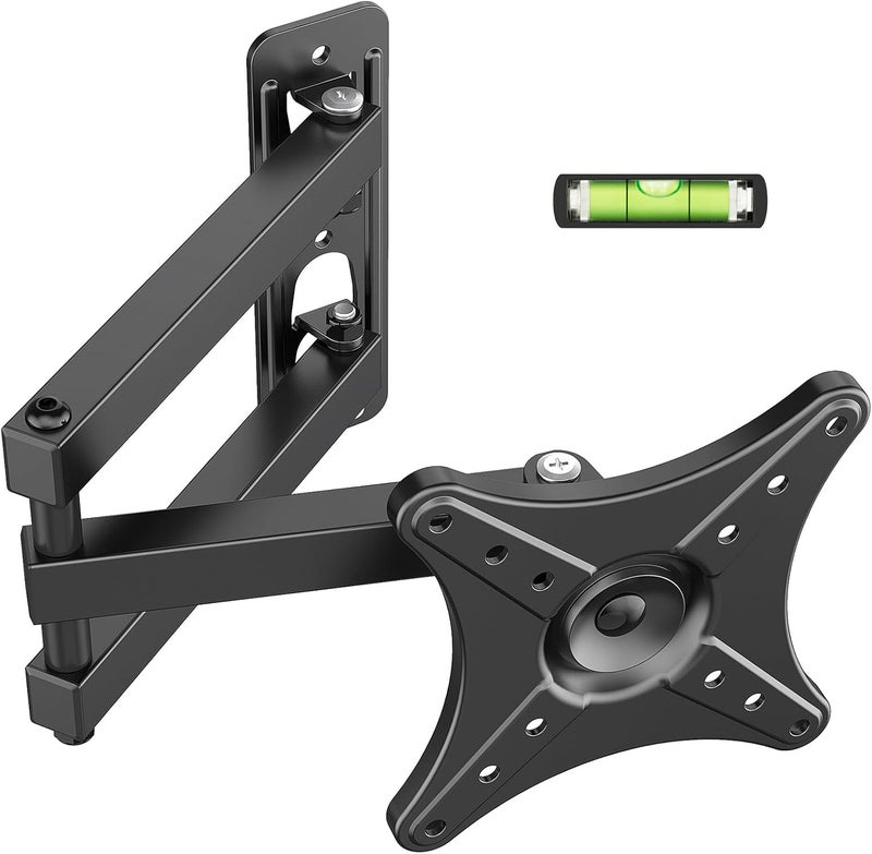 IWORKBOARD Full Motion TV Monitor Wall Mount Bracket for Most 13-32 Inch LED LCD Flat Curved Screen, 360° Rotation Swivel Tilt Extension，Adjustable Articulating Arms, Max VESA 100x100mm up to 33lbs - Image 1